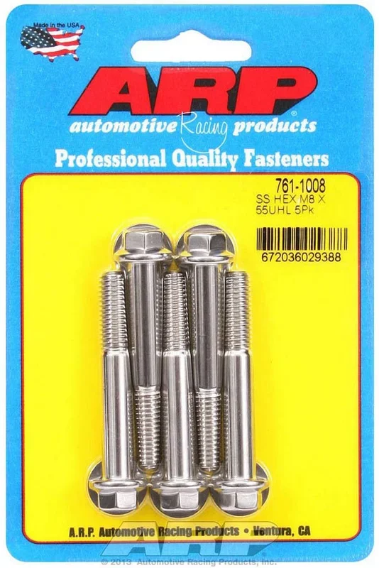Arp Bolt Kit – SS 6pt 5pk 8mm x 1.25 x 55mm