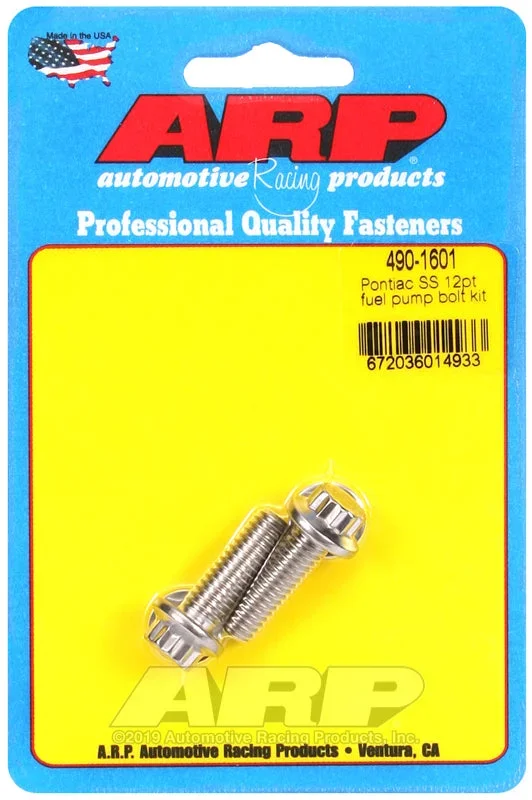 ARP Pontiac SS 12pt Fuel Pump Bolt Kit