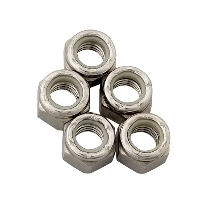 Arp S/S 6pt. Fine Nyloc Nuts – 3/8-24 (5)