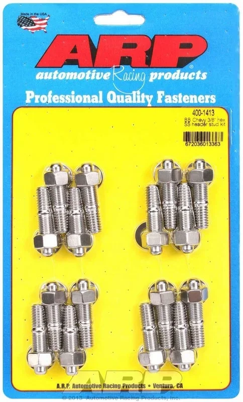 Arp S/S Header Stud Kit – 3/8in x 1.670in OAL (16)