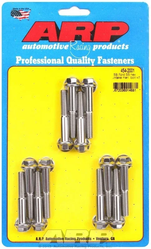Arp SBF S/S Intake Bolt Kit 6pt.