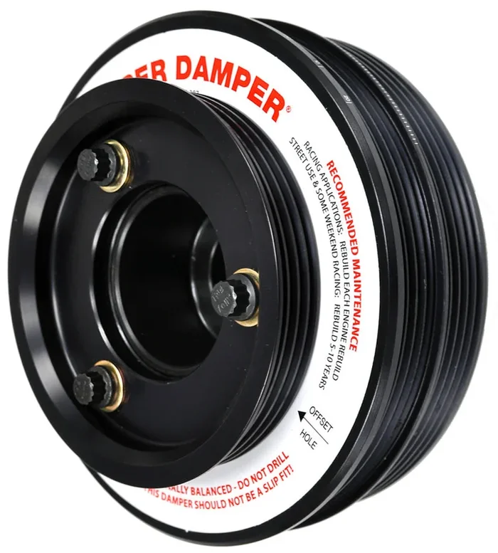 ATI Damper – 5.67in – Alum – (2) 4 & 5 Grv – Nissan – SR20 Rwd – Street – 1Pc
