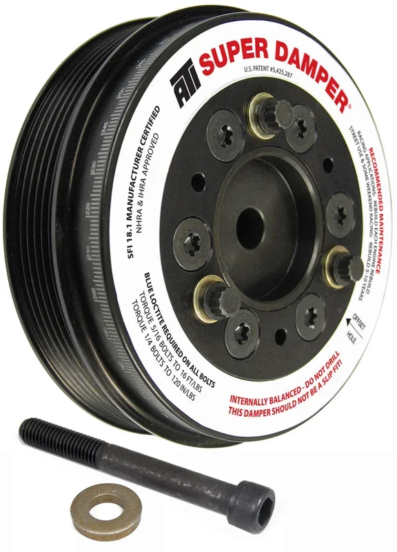 ATI Damper – 5.74in – Alum – 6 Grv – Mini Cooper S – 1.6L – 2 Percent OD – 1Pc