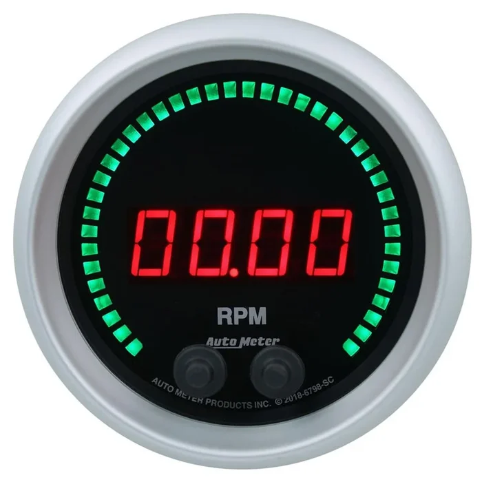 Autometer 3-3/8 16K RPM Tachometer Elite Digital SC Series