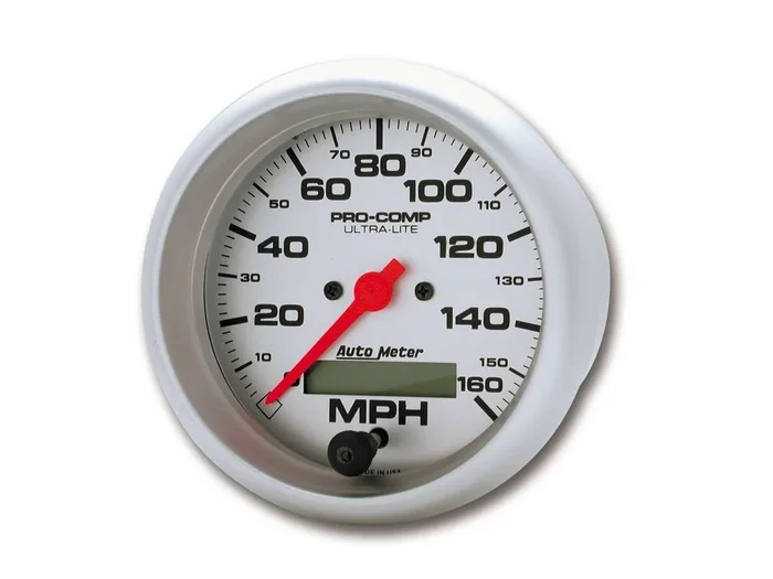 Autometer Auto Meter Ultra-Lite Series 3-3/8″ Programmable 160 MPH Electric Speedometer