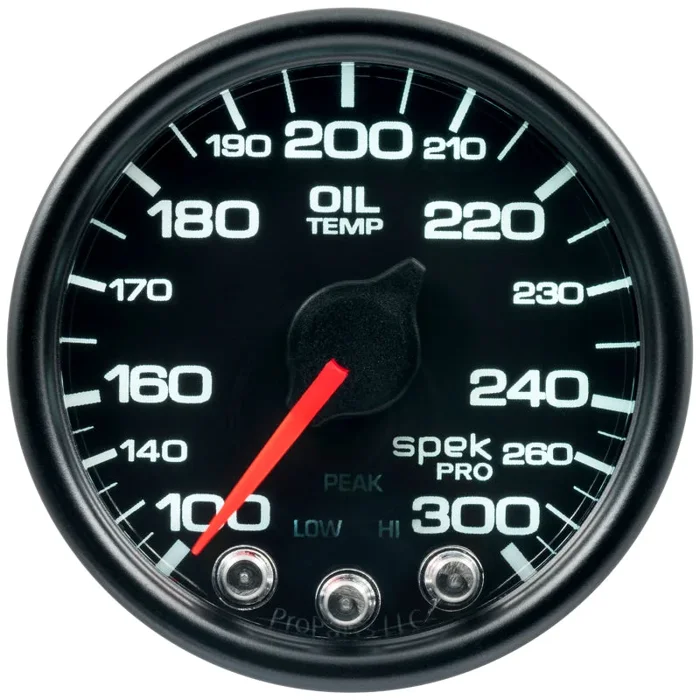 Autometer Spek-Pro – Nascar 2-1/16in Oil Temp 100-300F Bcb Ecu