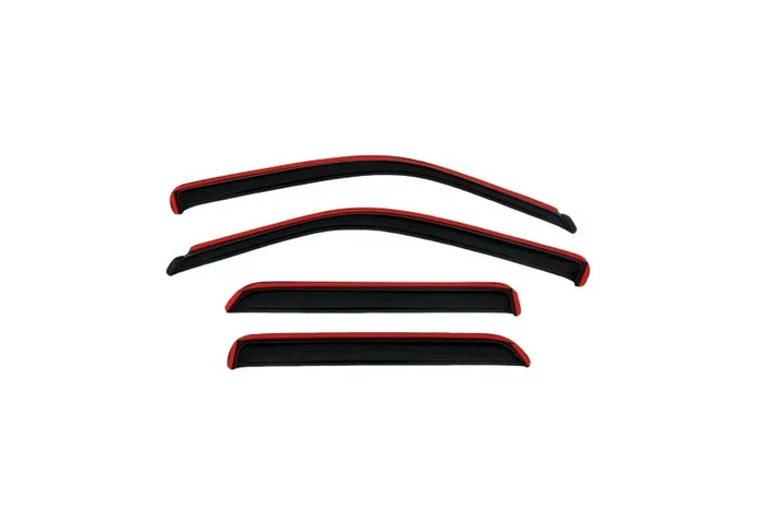 AVS 07-10 Chrysler Sebring Ventvisor In-Channel Front & Rear Window Deflectors 4pc – Smoke