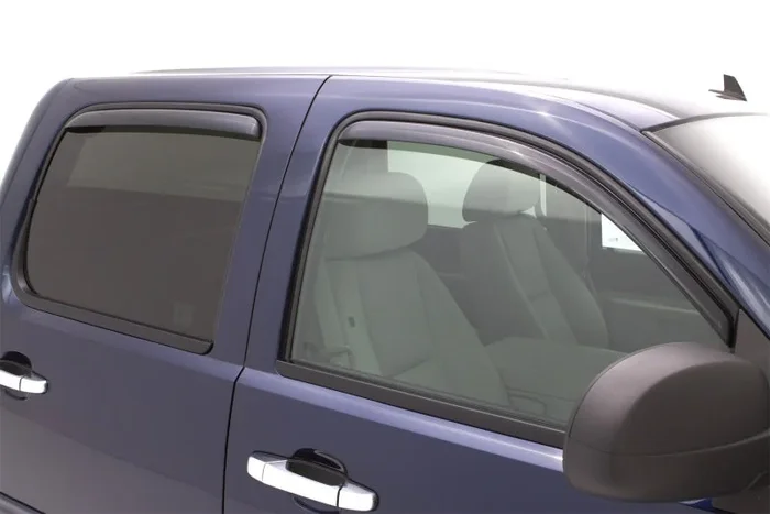 AVS 07-13 Chevy Avalanche Ventvisor In-Channel Front & Rear Window Deflectors 4pc – Smoke