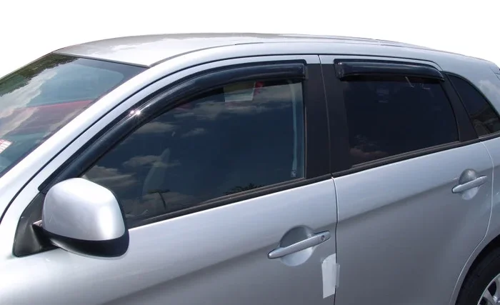 AVS 11-13 Mitsubishi Outlander Sport Ventvisor Outside Mount Window Deflectors 4pc – Smoke2.4 lb