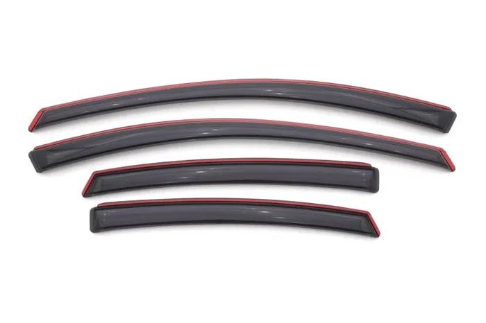 AVS 13-16 Dodge Dart Ventvisor In-Channel Front & Rear Window Deflectors 4pc – Smoke
