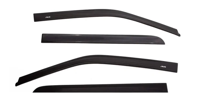 AVS 15-18 Ford F-150 Supercrew Ventvisor In-Channel Front & Rear Window Deflectors 4pc – Smoke2.7 lb