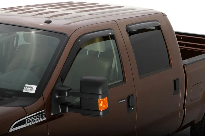 AVS 99-16 Ford F-250 Supercab Ventvisor Outside Mount Window Deflectors 4pc – Smoke