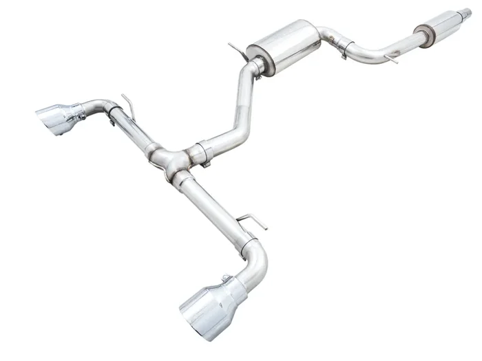 AWE 2022 VW GTI MK8 Touring Edition Exhaust – Chrome Silver Tips