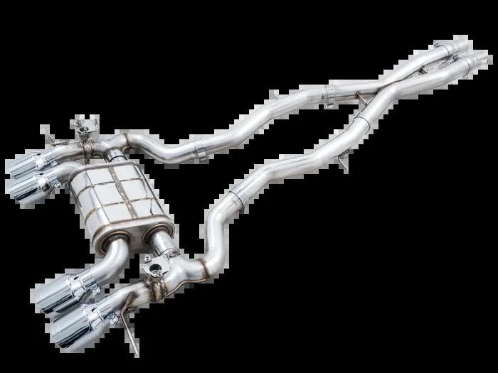 AWE SwitchPath Catback Exhaust for BMW G8X M3/M4 – Chrome Silver Tips