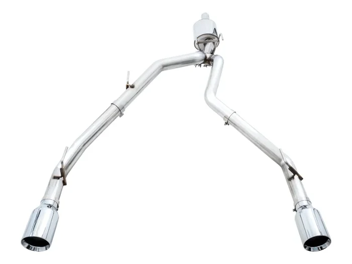 AWE Tuning 09-18 RAM 1500 5.7L (w/o Cutouts) 0FG Single Side Exit Cat-Back Exhaust – Chrome Tips