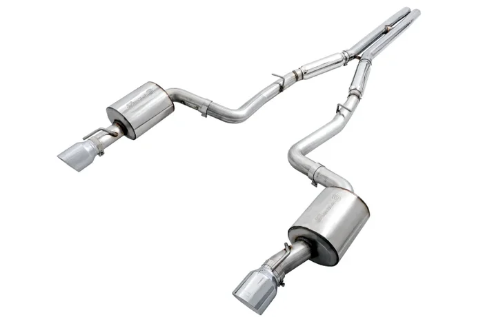 AWE Tuning 2015+ Dodge Charger 6.4L/6.2L SC Non-Resonated Touring Edition Exhaust – Silver Tips