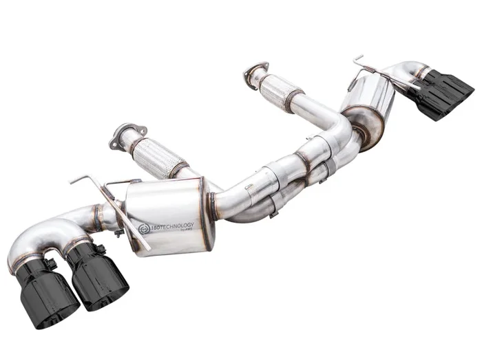 AWE Tuning 2020 Chevrolet Corvette (C8) Touring Edition Exhaust – Quad Diamond Black Tips74.7 lb