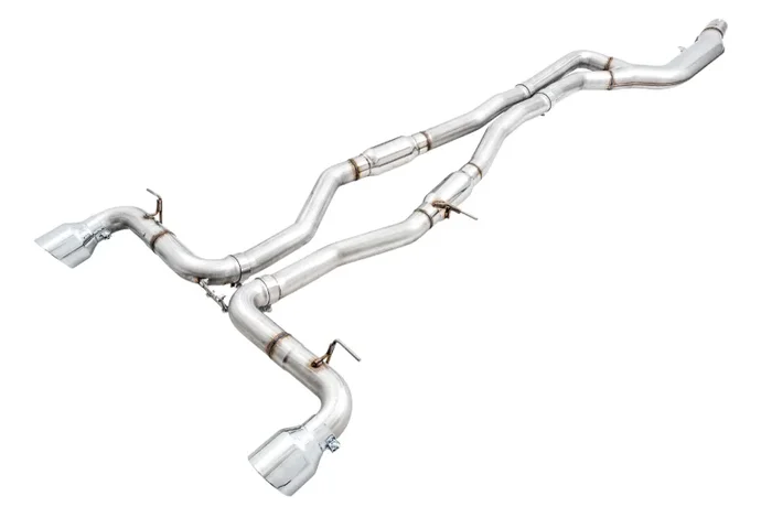 AWE Tuning 2020 Toyota Supra A90 Track Edition Exhaust – 5in Chrome Silver Tips