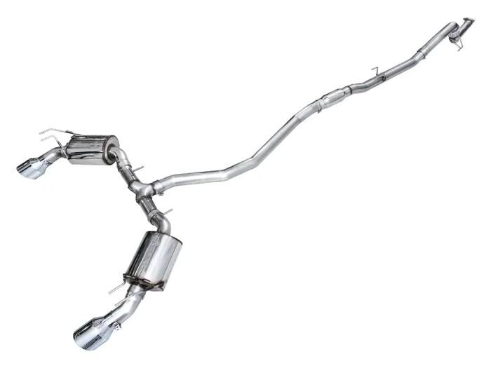 AWE Tuning 22+ Honda Civic Si/Acura Integra Touring Edition Catback Exhaust – Dual Chrome Silver Tip