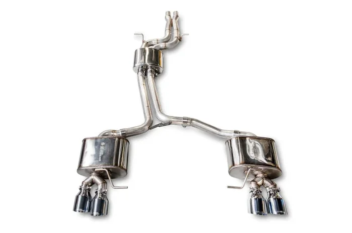 AWE Tuning Audi 8R SQ5 Touring Edition Exhaust – Quad Outlet Chrome Silver Tips