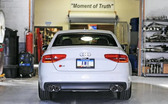 AWE Tuning Audi B8.5 S4 3.0T Touring Edition Exhaust System – Chrome Silver Tips (102mm)75.1 lb