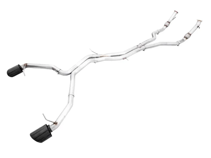 AWE Tuning Audi B9.5 RS5 Sportback Non-Resonated Track Edition Exhaust – RS-Style Diamond Blk Tips