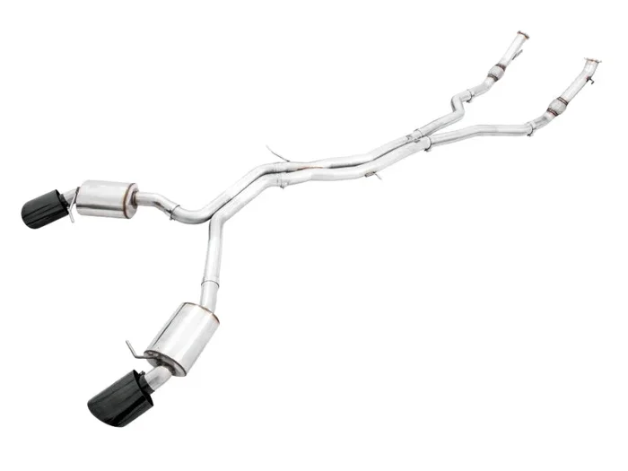 AWE Tuning Audi B9 RS 5 Sportback Touring Edition Exhaust-Non Resonated- Diamond Black RS Style Tips104.8 lb