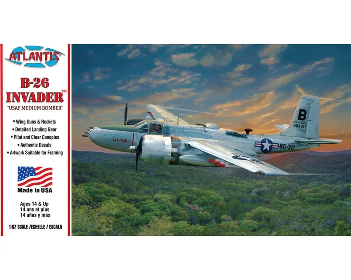 B-26 Invader Bomber Plastic Model Kit