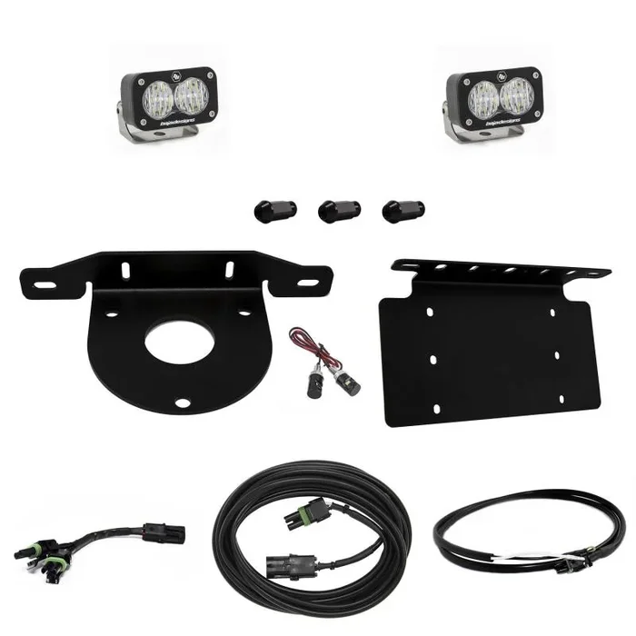 Baja Designs 2021+ Ford Bronco Dual S2 Sport W/C Reverse Kit w/Lic Plate w/Upfitter11.8 lb