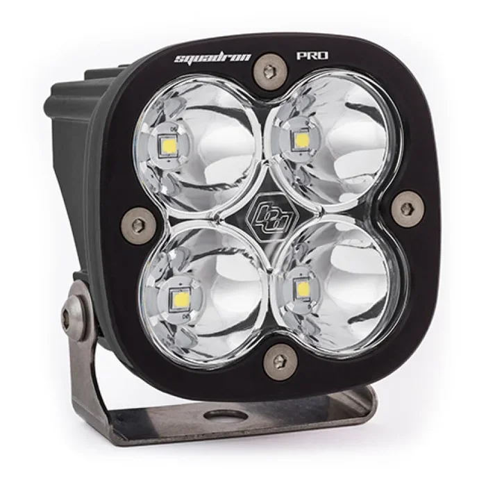 Baja Designs Squadron Pro Black Work/Scene Pattern LED Light Pod – Clear