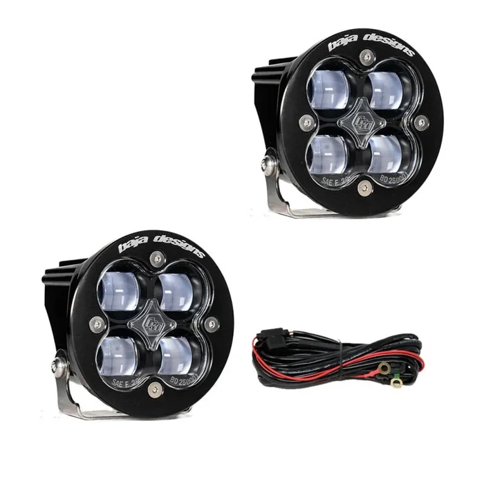 Baja Designs Squadron R SAE LED Spot Light – Clear – Pair