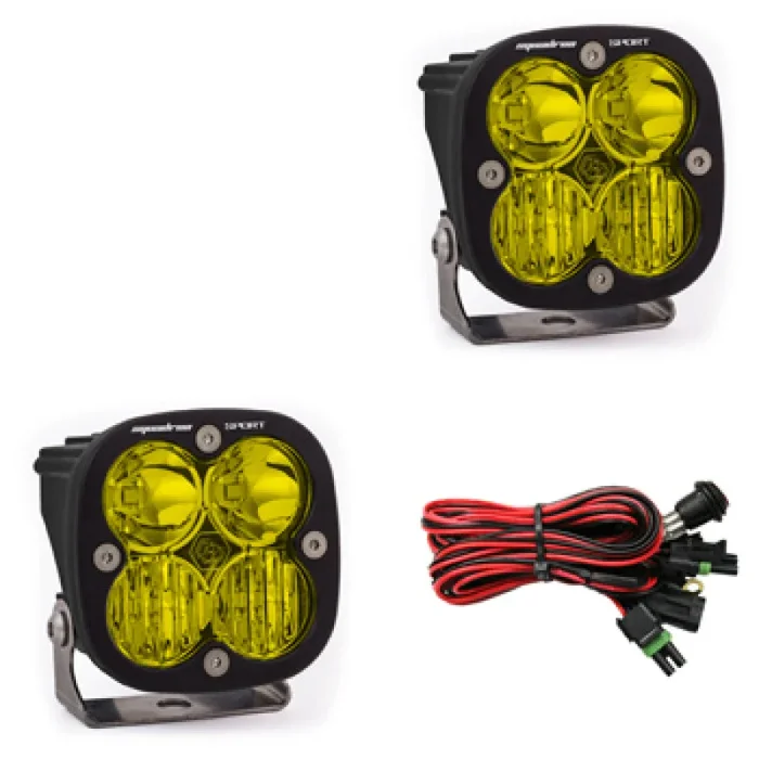 Baja Designs Squadron Sport Driving/Combo Pair LED Light Pods – Amber3.4 lb