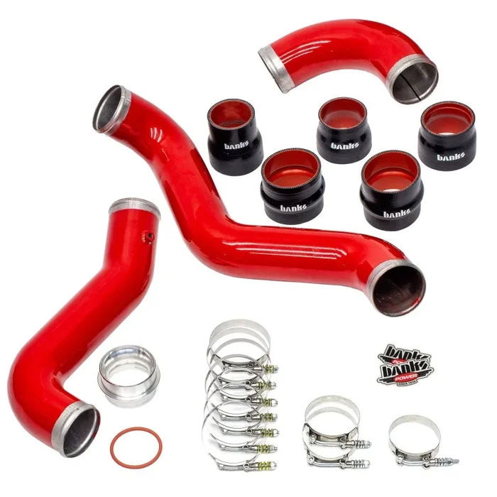 Banks Power 17-19 Chevy/GMC 2500HD/3500HD Diesel 6.6L Boost Tube Upgrade Kit – Red20.1 lb