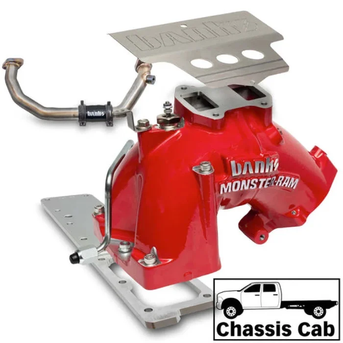 Banks Power 19-24 Ram 3500/4500/5500 6.7L Diesel Monster-Ram Intake System w/Fuel Line – Red