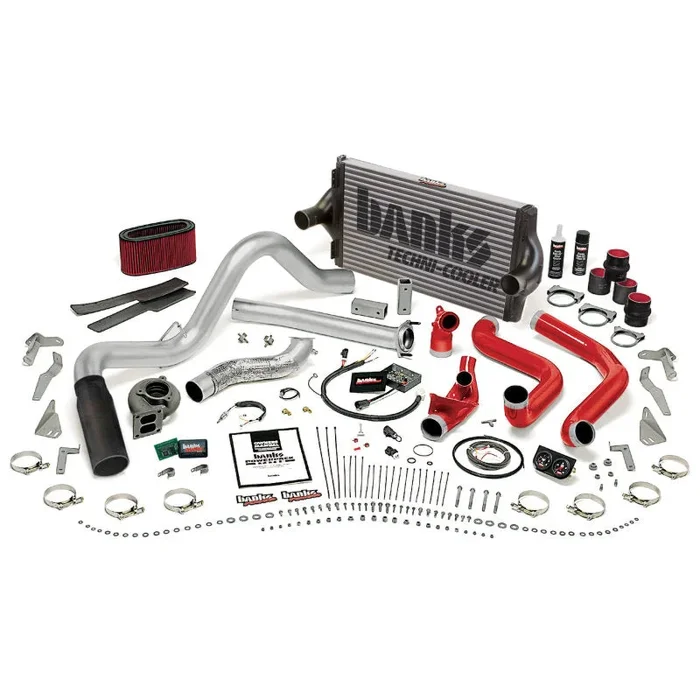 Banks Power 94-95.5 Ford 7.3L Auto PowerPack System – SS Single Exhaust w/ Black Tip