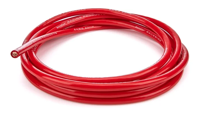 Battery Cable 6 Gauge Red 10ft Length