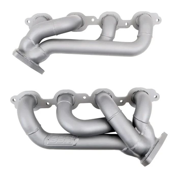 BBK 14-18 GM Truck 5.3/6.2 1 3/4in Shorty Tuned Length Headers – Titanium Ceramic