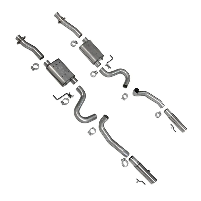 BBK MUSTANG GT LX COBRA VARITUNE FULL CAT BACK EXHAUST SYSTEM SS TIPS58.0 lb