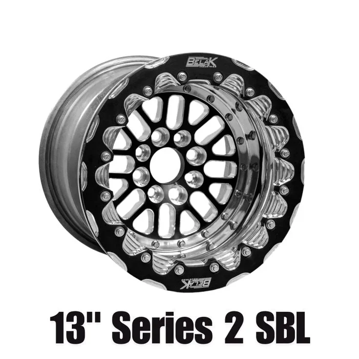 Belak 13×11 / 5in BS / 5×100 BP / High Pad / Series 2 Wheel – Double Beadlock Billet