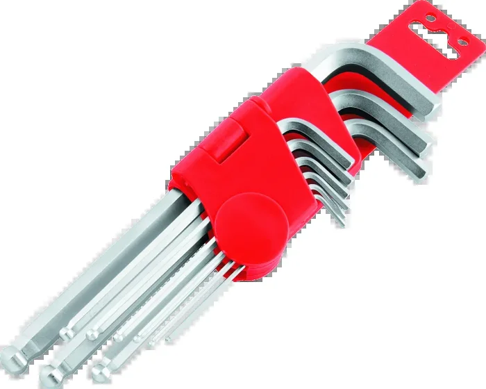 BikeMaster 9-pc Ball End Short Wrench Set – Metric0.9 lb