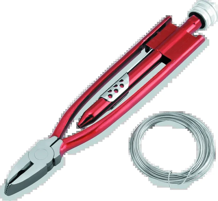 BikeMaster 9in Safety Wire Pliers w/ Wire1.1 lb