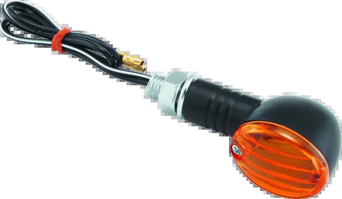 BikeMaster Ministalk Marker Light Round – Black/Amber