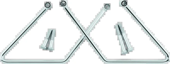 Bikers Choice 00-05 FXST 00-17 FLST Chrome Saddlebag Supports Pr2.0 lb