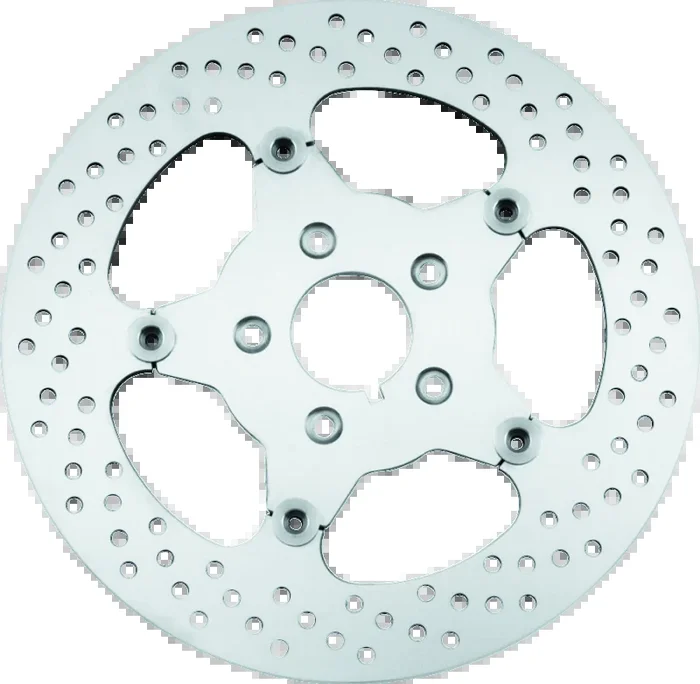 Bikers Choice 00-17 Big Twin 11.5 Inch Polished Front Stainless Mirror Fltg Rotor Repl H-D 44156-003.9 lb