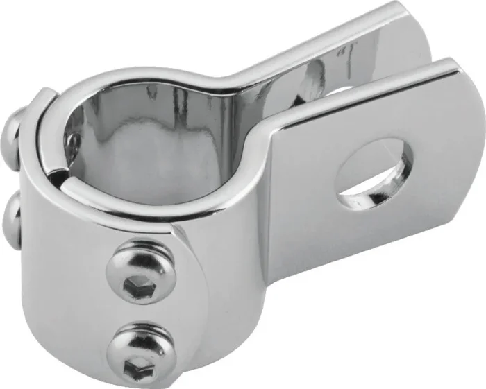 Bikers Choice Chrome 1 Inch 3 piece Clamp Universal0.9 lb