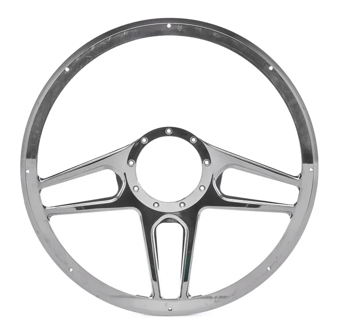 Billet Specialties Steering Wheel 1/2 Wrap 15.5in Tec 5 Black