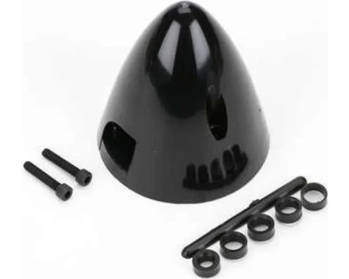 Black 2-1/2 Inch 2-Blade Spinner