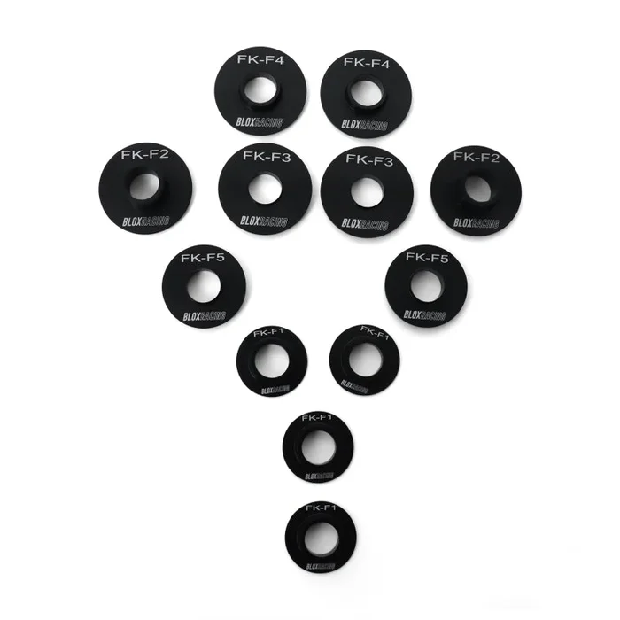BLOX Racing 16-21 FK Civic – Front – 12 Pieces Subframe Hard Collar Kit0.31 lb