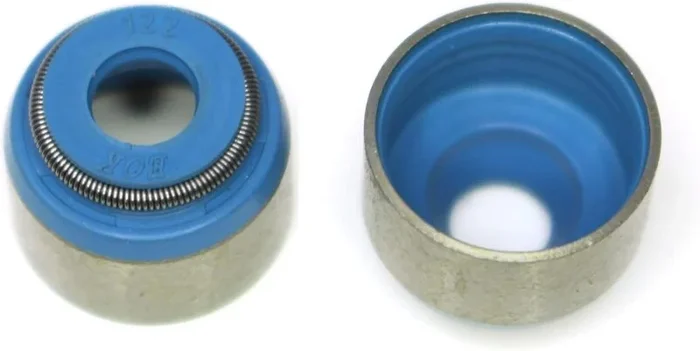 BLOX Racing Honda 5.5mm Valve Stem Seals Blue FKM – Set of 16 (Fits Both Intake & Exhaust)
