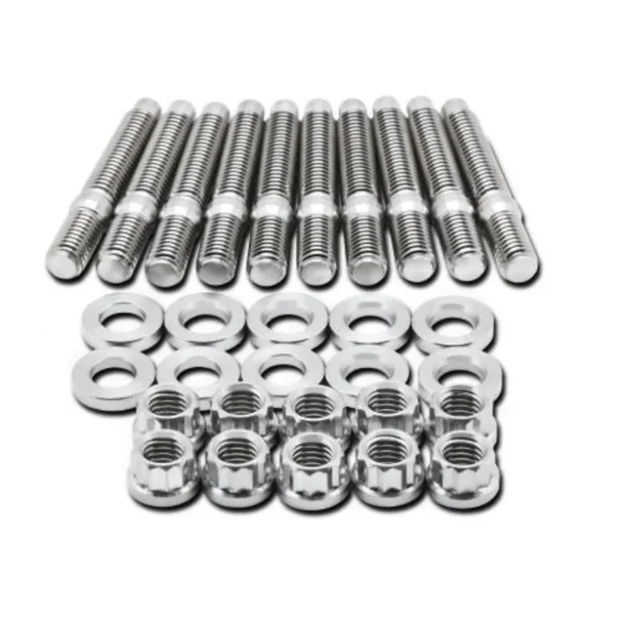 BLOX Racing SUS303 Stainless Steel Intake Manifold Stud Kit M8 x 1.25mm 55mm in Length – 8-piece